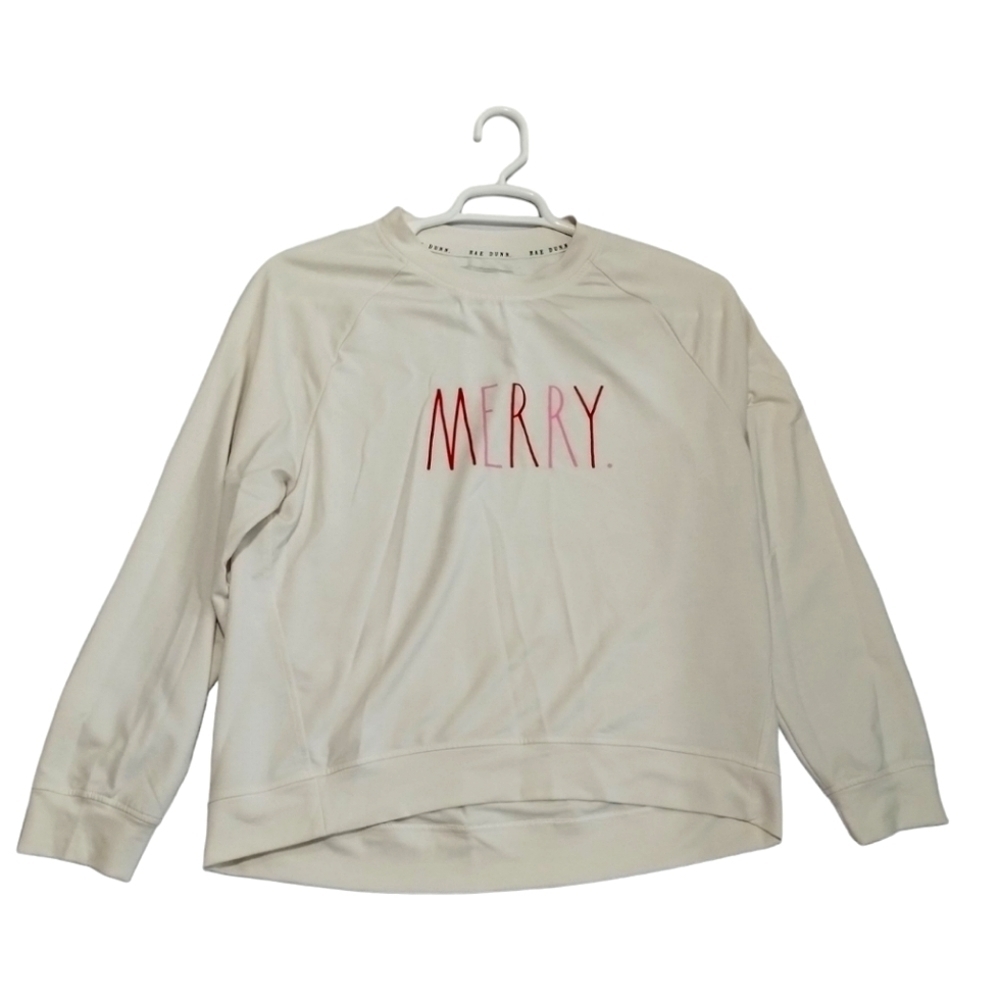 Rae Dunn Merry Sweatshirt High Low